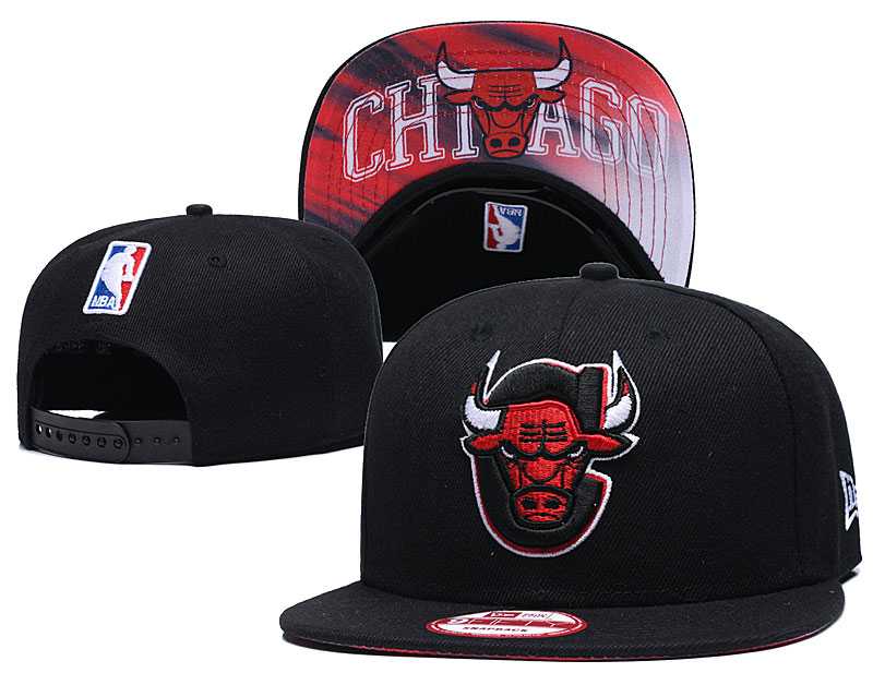 Bulls Team Logo Black Red Adjustable Hat GS,We sell and wholesale Bulls Team Logo Black Red Adjustable Hat GS on line form chian!